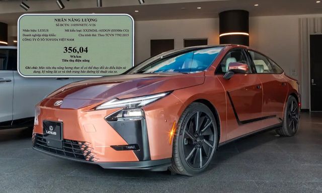 Xe điện Lexus đầu tiên Việt Nam lộ thông số vận hành: Dẫn động 2 cầu, nặng hơn 2,2 tấn, 'ăn' điện gấp đôi Taycan