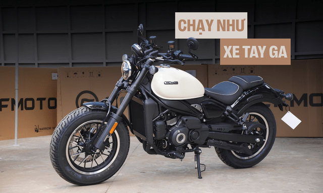 CF Moto 450CL-C mở bán tại Việt Nam: Dáng cruiser hầm hố nhưng chạy như Honda Lead, giá rẻ hơn cả VinFast VF 2