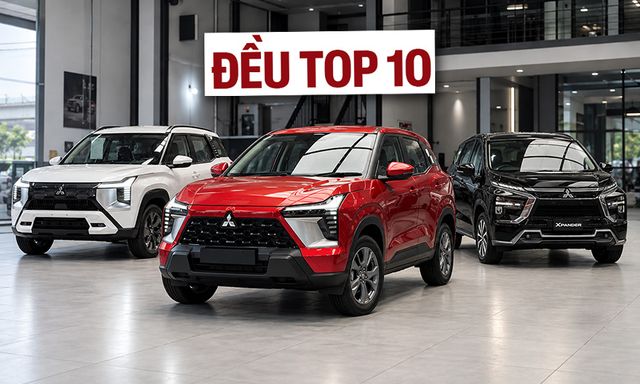 Mitsubishi góp 3/10 mẫu xe xăng dầu bán chạy nhất 3 quý đầu 2026: Xpander bán hơn 1.100 xe/tháng, Destinator giúp kéo doanh số tăng gần 30%