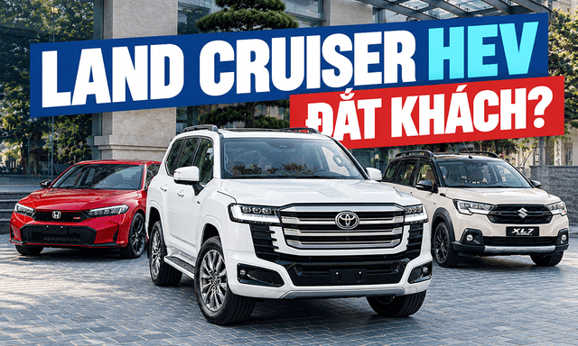 Bất ngờ 'cuộc đua' hybrid tại Việt Nam: Land Cruiser vượt cả XL7, HR-V, Civic, suýt lọt top 5 bán chạy tháng vừa qua