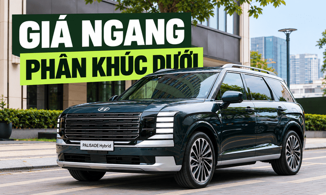 Hyundai Palisade 2026 giá từ gần 1,5 tỷ đồng tại Việt Nam, bằng hơn nửa Teramont: 3 bản, 2 tùy chọn ghế, hybrid tiêu chuẩn, 'ăn' xăng chỉ 6,1L/100km