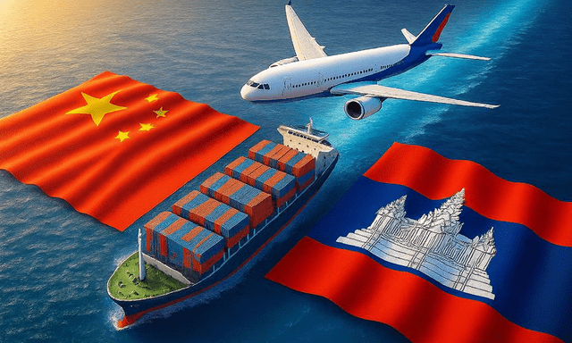 Tăng nhập, giảm xuất - Campuchia ngày càng phụ thuộc hàng Trung Quốc: Những con số 'biết nói'