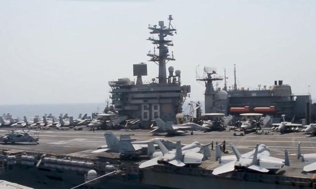 Tàu sân bay Nimitz của Mỹ tiến vào vùng biển Caribbean