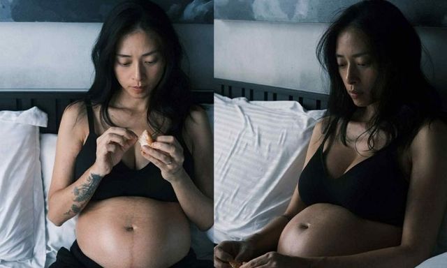 Ngô Thanh Vân gặp khó khăn những tuần cuối thai kỳ: Đau nhức, khó thở