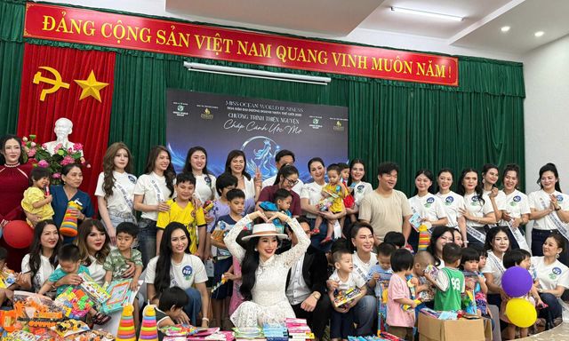 Thí sinh Miss Ocean World Business 2026 lan tỏa yêu thương qua chương trình thiện nguyện “Chắp cánh ước mơ”