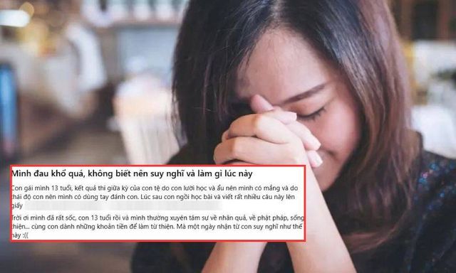 Đọc 6 chữ tiếng Anh con gái viết, bà mẹ Hà Nội sốc nặng: “Mình đau khổ quá, không biết nên suy nghĩ và làm gì lúc này”