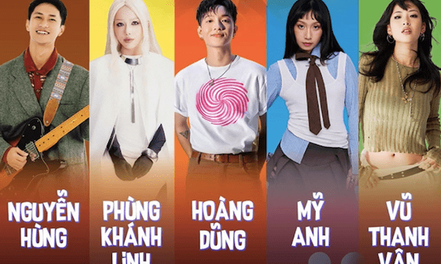 Lần đầu tiên có 1 concert quy tụ đủ 5 nghệ sĩ Vpop thuộc hệ 