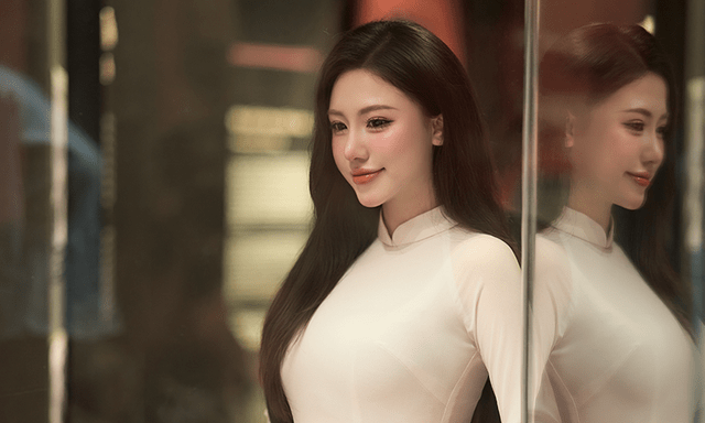 Á khôi Phương Anh và bộ ảnh áo dài mang đậm tinh thần tự hào dân tộc