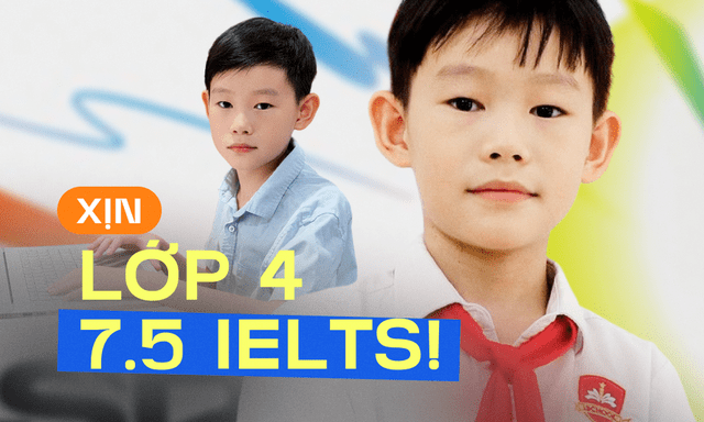 Con học lớp 4 đạt IELTS 7.5, ông bố Hà Tĩnh nói thẳng về tranh cãi: Thi sớm để lấy thành tích, 