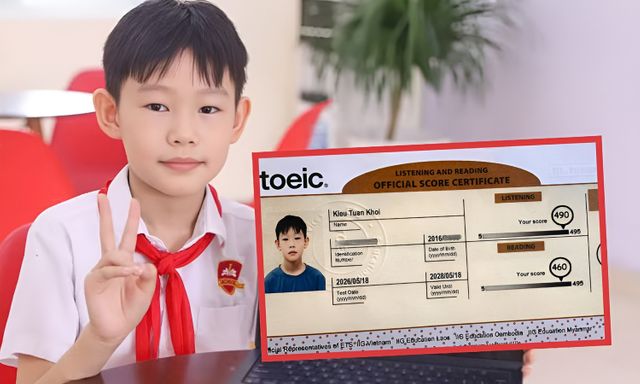 Cậu bé Hà Tĩnh mới học LỚP 4 đã chinh phục 950/990 TOEIC, tưởng luyện đề triền miên, hóa ra bí kíp lại quá bất ngờ!