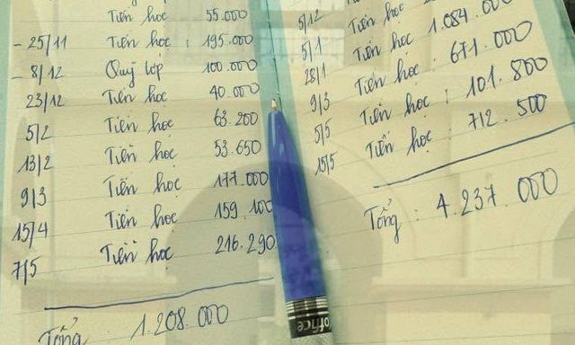 GIẬT MÌNH với bảng học phí cho 2 con của một bà mẹ ở Bắc Ninh: Nghe phi lý nhưng lại rất thuyết phục!
