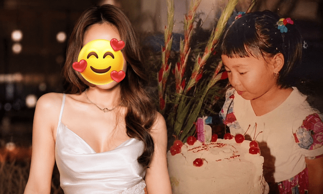 Cô bé buộc tóc 2 bên trong bức ảnh này giờ đã là sao Việt đình đám: Từng học trường cấp 3 nổi tiếng, Toán, Sử, Anh đều khá!