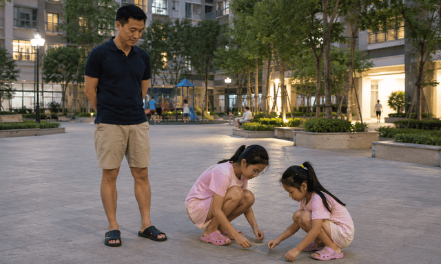 Đưa con xuống sân chung cư chơi, ông bố TP.HCM hốt hoảng chứng kiến diễn biến sau đó: Tuyệt đối lưu ý 2 điều này khi cho con ra ngoài 