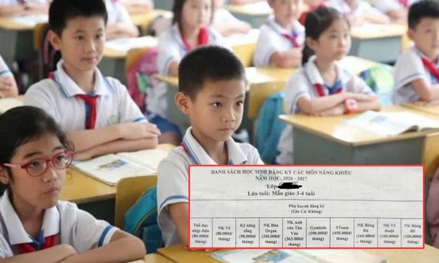 Một bảng đăng ký đầu năm học gây tranh cãi: Phụ huynh lo con có nguy cơ 