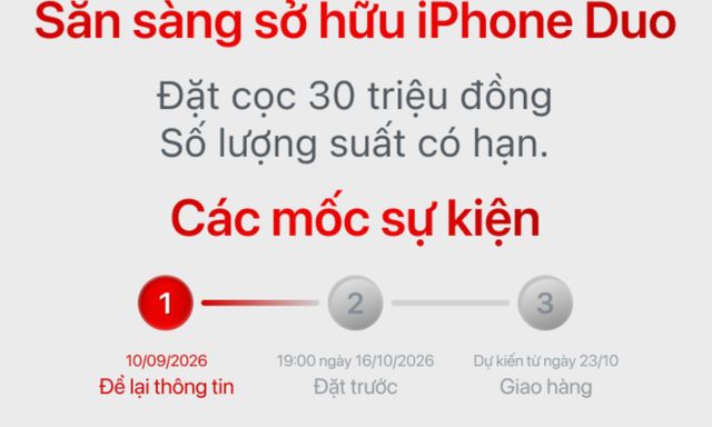 Vì sao mua iPhone Duo phải đặt cọc tới 30 triệu đồng?