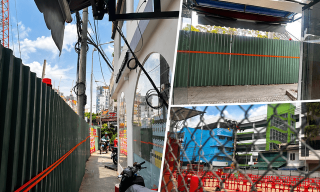 Doanh thu mất 70%, hàng quán dọc đường Cách Mạng Tháng 8 gồng mình sau rào chắn Metro số 2