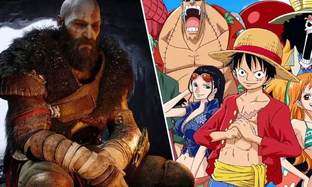 One Piece: Ngỡ ngàng với tạo hình vua Harald ở Elbaf giống hệt Chiến thần của God of War