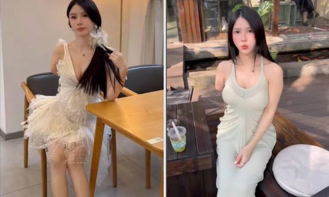 Cận cảnh nhan sắc nàng hot girl mất một cánh tay vẫn tự tin tỏa sáng trên TikTok