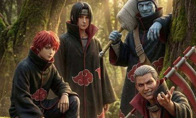 Akatsuki phiên bản AI: Khi những sát thủ khét tiếng nhất Naruto bước ra đời thực với vẻ ngoài 
