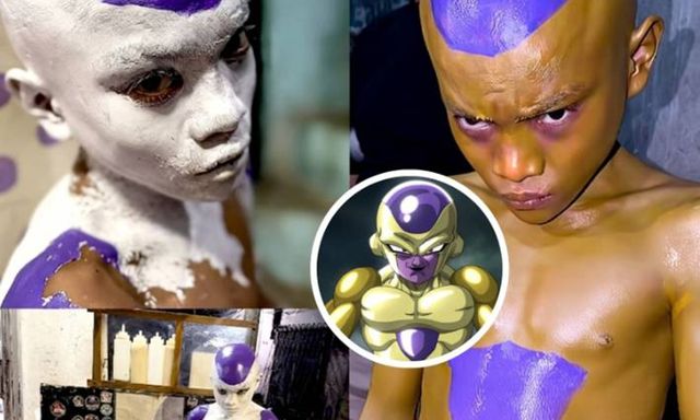 Cười ra nước mắt với màn cosplay Frieza bằng... sơn tường gây bão MXH