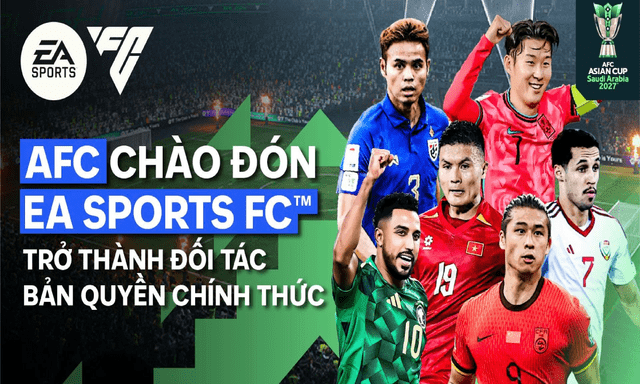 AFC Asian Cup 2027 chính thức cập bến EA SPORTS FC, Game thủ 