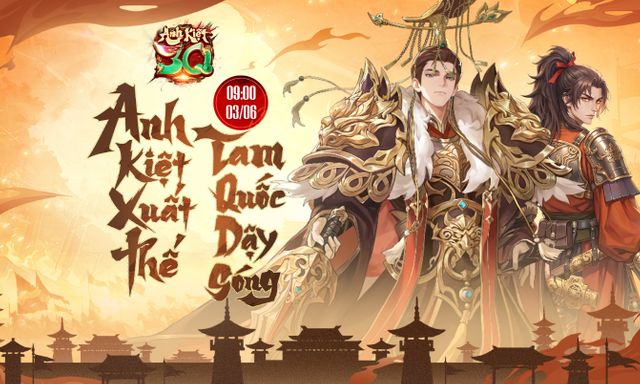 Anh Kiệt Tam Quốc chính thức ra mắt 9h ngày 3/6, tặng mô hình Quan Vũ 1:4 cực hiếm
