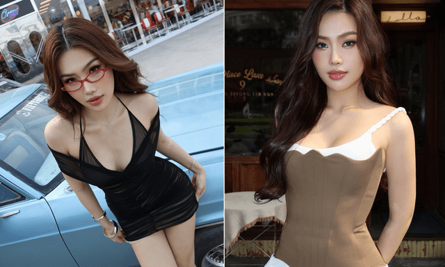 Nàng á hậu mê diện đồ cắt xẻ 