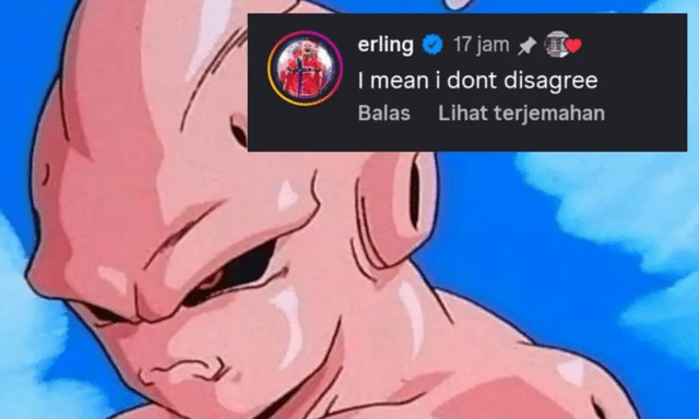 Erling Haaland có phản ứng cực hài khi bị ví giống Majin Buu trong Dragon Ball