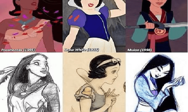 Những bản phác thảo gốc hé lộ diện mạo khác lạ của các nhân vật Disney đình đám