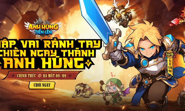 Anh Hùng Tiến Lên – Game nhập vai rảnh tay chính thức cập bến Việt Nam