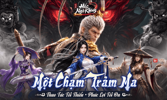 Siêu phẩm MMO Tây Du hắc ám “Ta Là Hắc Ngộ Không - Vplay” chính thức ra mắt 14/10/2026