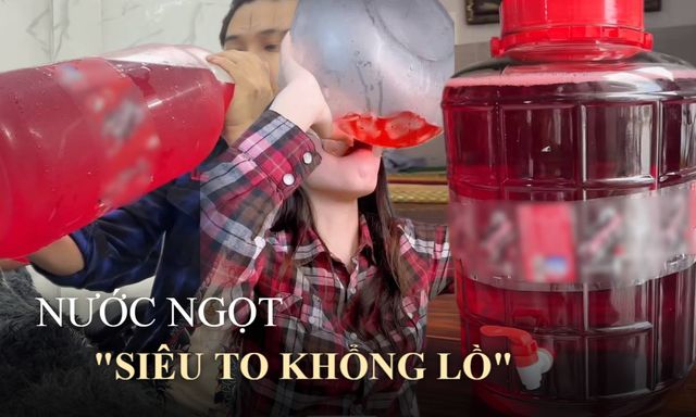 Chai nước ngọt khổng lồ xâm chiếm mạng xã hội: Có gì đặc biệt mà giới trẻ lại đổ xô review đến thế?