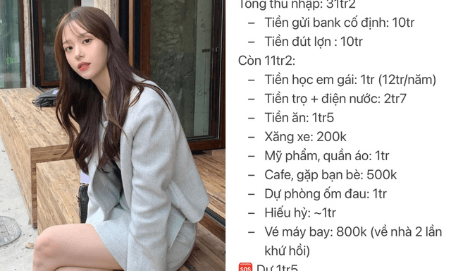 Đã có 500 triệu tích luỹ, hàng tháng tiết kiệm được 20 triệu: Bảng chi tiêu của cô gái TP.HCM khiến ai nhìn cũng nể 