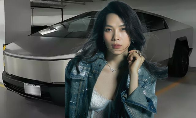 1,5 triệu lượt xem Mỹ Tâm bước xuống từ chiếc Tesla Cybertruck 8 tỷ, thần thái ngút ngàn!