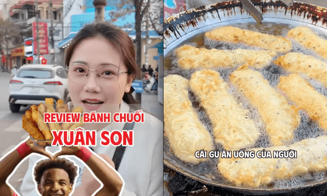 Hàng bánh chuối yêu thích của Xuân Son: Khách xếp hàng chờ mua, ngày bán hơn 200 chiếc