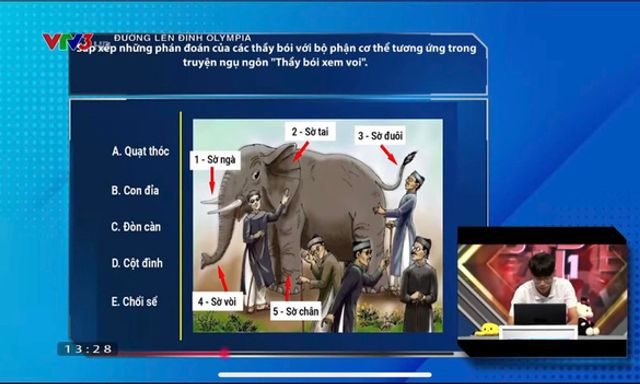 Câu hỏi Olympia test trí nhớ về câu chuyện tuổi thơ, tưởng không khó mà khó không tưởng khiến cả trường quay 