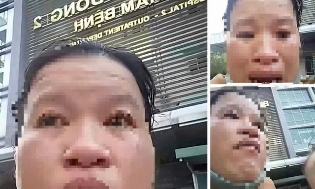 Người phụ nữ ôm con khóc nức nở trước bệnh viện ở TP.HCM lên tiếng khi bị tố lừa đảo, công an vào cuộc xác minh clip