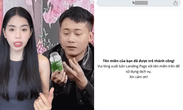 Sập web bán kẹo rau do Thuỳ Tiên, Quang Linh quảng cáo sau thông tin “cả hộp kẹo chất xơ chỉ bằng 1/6 quả chuối