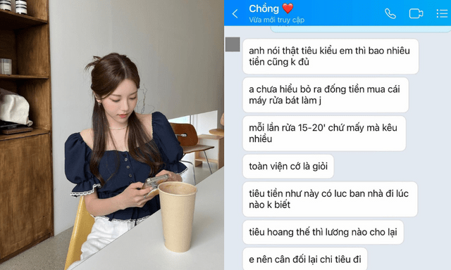 Vợ chồng cãi nhau vì cái máy rửa bát 11 triệu: Đoạn tin nhắn tiết lộ một vấn đề đáng suy ngẫm