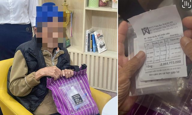 Nhận cuộc gọi báo con trai nguy kịch, cụ bà 80 tuổi ở Hà Tĩnh gom toàn bộ số vàng tích cóp, mang đi bán lấy hơn 2 tỷ đồng để chuyển cho kẻ lừa đảo