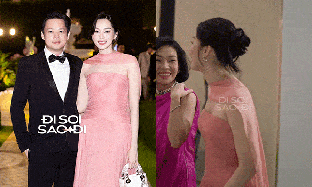 Đặng Thu Thảo hiếm hoi lộ diện trong đám cưới Tiên Nguyễn: Nhan sắc này xứng danh 