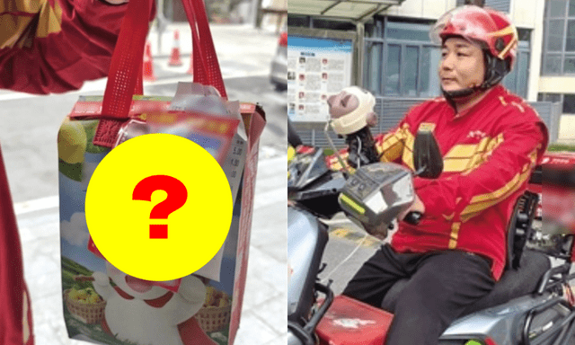 Suốt 19 năm, shipper liên tục dán 1 thứ lên xe và đồ ăn của khách, nhìn kỹ nhiều người đã bật khóc