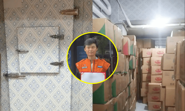 Đang đi giao hàng, shipper phát hiện 1 người phụ nữ kẹt cứng trong kho lạnh -25°C vì nghe được âm thanh lạ gần ga tàu
