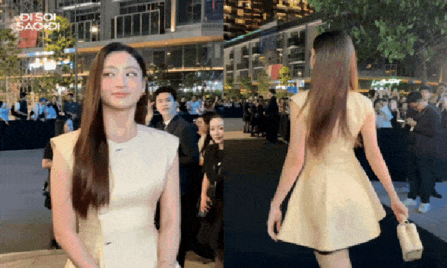 Lương Thùy Linh khoe cặp 