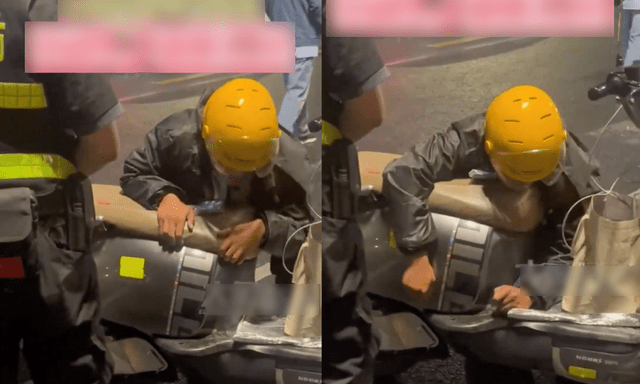 Đang giao đồ ăn, nam shipper ngã gục xuống yên xe, cảnh sát nhanh chóng tìm được nguyên nhân