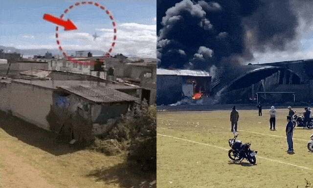 Máy bay lao thẳng xuống khu dân cư, nhiều người thiệt mạng