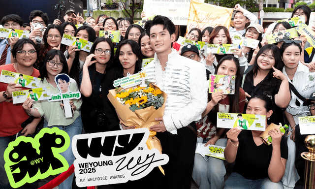Xếp hàng dài chờ gặp “anh trai” CONGB và sao nam Mưa Đỏ trước thềm Gala WeYoung 2025