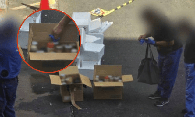 Phát hiện nhiều chai chứa vật thể nghi là nội tạng người bị vứt bỏ tại chợ đầu mối ở Nhật Bản