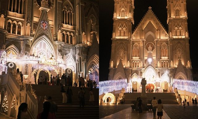 Đêm 24/12: Một nhà thờ tại TP.HCM khiến dân tình vượt 30km đến check-in vì trang trí quá hoành tráng