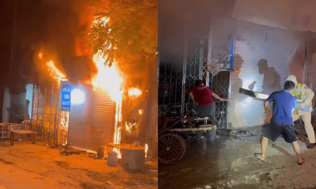 Clip cháy kinh hoàng lúc rạng sáng: CSGT phá cửa cứu 11 người trong biển lửa